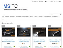 Tablet Screenshot of msitc-shop.com